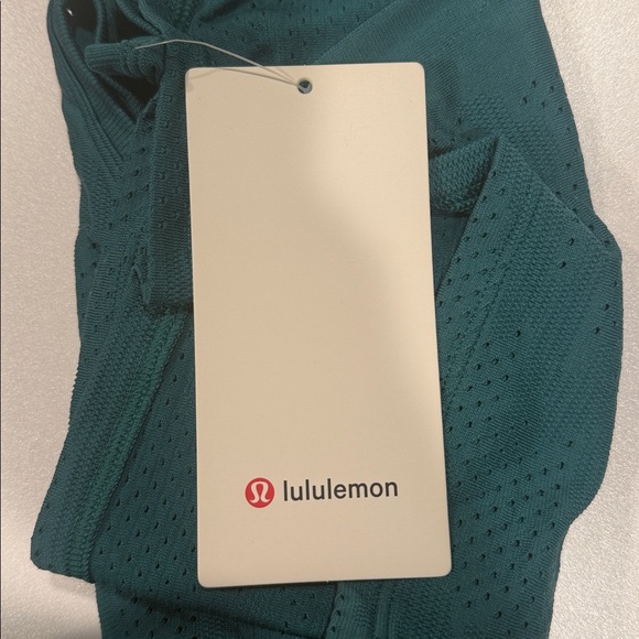 lululemon athletica Teal Muscle Tee. Nwt. - Picture 5 of 5